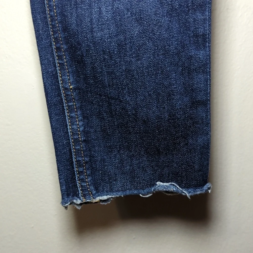 Rag & Bone 10" Ankle Skinny Jeans in Mad River Blue Dark Wash Women's Size 27 - Picture 5 of 9